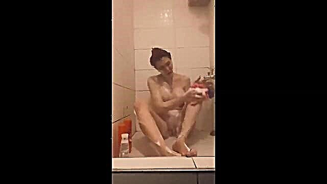 Fantasy hidden cam in shower * Exclusive